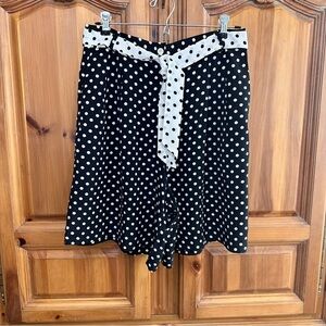 Vintage Ann Taylor 90’s  Silk Polka Dot Shorts